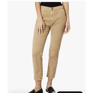 NWT AG The Caden Tailored Trouser Womens Pants Beige Khakis Size 28X 26 Measured